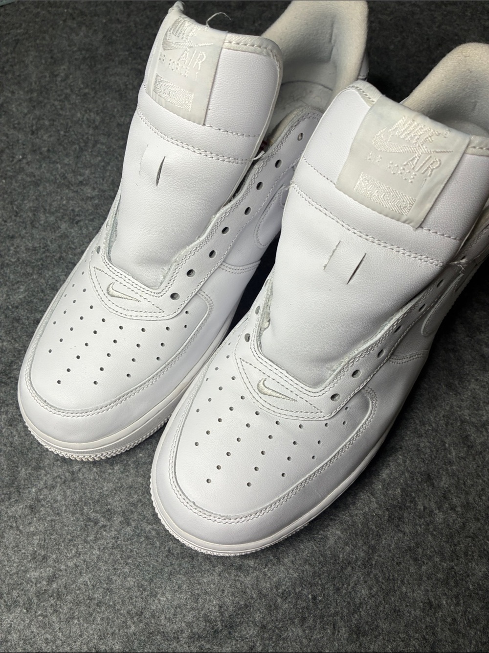 Nike White AF1 Men's Sneakers - All-White Air Style